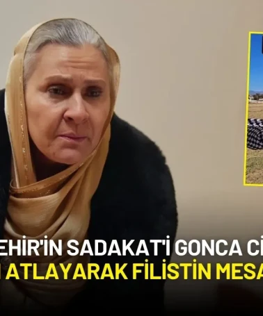 Uzak Şehir'in Sadakat'i Gonca Cilasun, Uçaktan Atlayarak Filistin Mesajı Verdi!