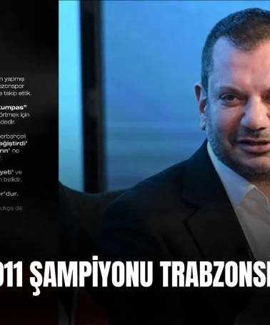 Trabzonspor Başkanı Ertuğrul Doğan’dan Fenerbahçe’ye Sert Yanıt