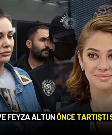Dilan Polat ve Feyza Altun Önce Tartıştı Sonra Sarıldı