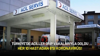 Türkiye’de Aciller Grip Vakalarıyla Doldu: Her 10 Hastadan 6'sı Koronavirüs!
