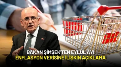 Bakan Mehmet Şimşek'ten Eylül Ayı Enflasyon Verisine İlişkin Açıklama