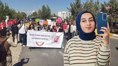 Van’da Rojin Kabaiş'in Arkadaşlarından "Rojin İçin Adalet" Yürüyüşü