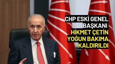 CHP Eski Genel Başkanı Hikmet Çetin Rahatsızlanarak Hastaneye Kaldırıldı