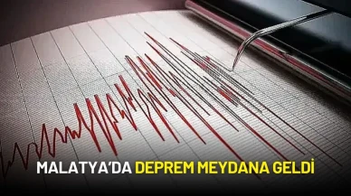 Malatya’da Deprem Meydana Geldi