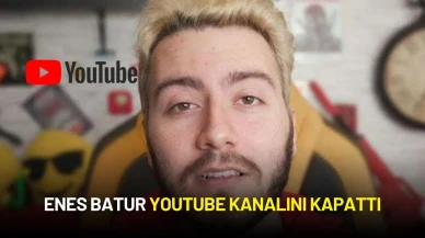Enes Batur YouTube Kanalını Kapattı