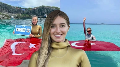 Şahika Ercümen'den Gazze İçin Yeni Dünya Rekoru Denemesi: "Gazze Nefes Alsın"