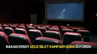 Kültür ve Turizm Bakanı Ersoy'dan Sinema Bileti Kampanyası!
