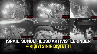 İsrail, Sumud Filosu Aktivistlerinden 4 Kişiyi Sınır Dışı Etti