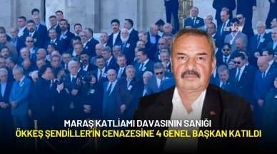 Maraş Katliamı Davasının Sanığı Ökkeş Şendiller'in Cenazesine 4 Genel Başkan Katıldı