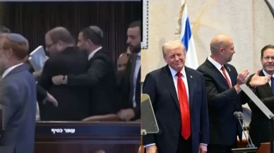 Trump İsrail Meclis'inde Protestolarla Karşılandı: "Ülkemiz Soykırım Yapıyor"