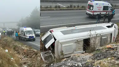 Muğla Menteşe’de Yolcu Minibüsü Şarampole Devrildi: 13 Kişi Yaralandı!