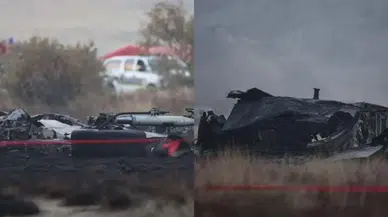 20 Askerimizin Şehit Olduğu Uçağa Ait Enkaz Görüntüleri Ortaya Çıktı