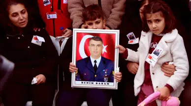 Şehidimize Çocuklarından Acı Veda: 'Benim Babam'