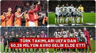Türk Takımları UEFA'dan 50,28 Milyon Avro Gelir Elde Etti