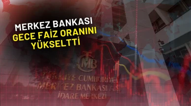 Merkez Bankası Gece Faiz Oranını Yükseltti: Yüzde 46'ya Çıkarıldı