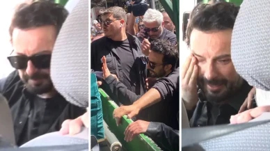 Tarkan Annesi Neşe Tevetoğlu'nu Son Yolculuğuna Uğurlarken Gözyaşlarına Boğuldu