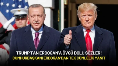 Trump’tan Erdoğan’a Övgü Dolu Sözler! Cumhurbaşkanı Erdoğan’dan Tek Cümlelik Yanıt