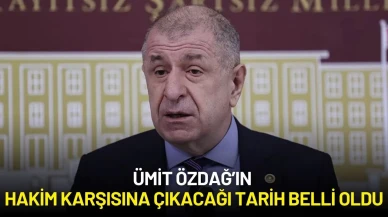 Ümit Özdağ Hakkındaki İddianame Kabul Edildi! Hakim Karşısına Çıkacağı Tarih Belli Oldu