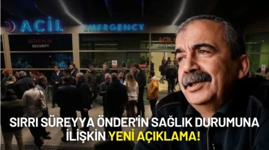 Sırrı Süreyya Önder'in Sağlık Durumuna İlişkin Yeni Açıklama Yapılıyor!