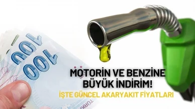 Motorin ve Benzine Büyük İndirim! İşte Güncel Akaryakıt Fiyatları