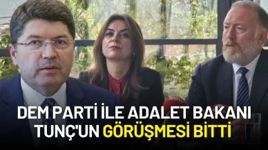 DEM Parti ile Adalet Bakanı Tunç'un Görüşmesi Bitti