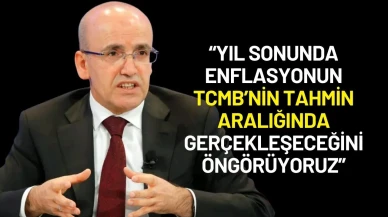 Mehmet Şimşek, Enflasyon Beklentilerini Paylaştı: Yıllık Bazda İyileşme Oldu