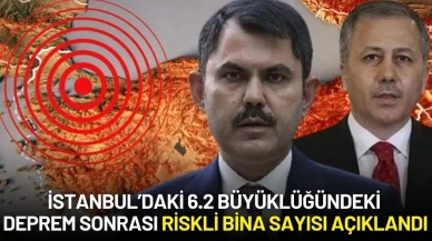 İstanbul’daki 6.2 Büyüklüğündeki Deprem Sonrası Riskli Bina Sayısı Açıklandı
