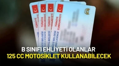 B Sınıfı Ehliyetlilere Müjde: 125 CC Motosiklet Kullanımı Artık Mümkün!
