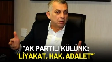 AK Partili Metin Külünk'ten Sert Çıkış: "Liyakat, Ehliyet, Hak, Adalet"