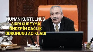 Numan Kurtulmuş'tan Sırrı Süreyya Önder'in Sağlık Durumu Hakkında Açıklama