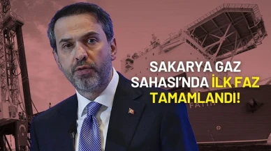 Bakan Bayraktar Açıkladı: Sakarya Gaz Sahası’nda İlk Faz Tamamlandı!