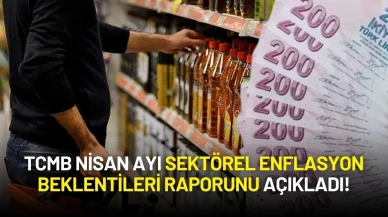 Merkez Bankası Nisan Ayı Sektörel Enflasyon Beklentileri Raporunu Açıkladı!