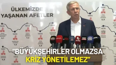 Mansur Yavaş’tan AFAD’a Sert Tepki: “Büyükşehirler Olmazsa Kriz Yönetilemez”