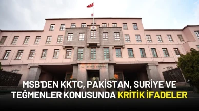 MSB'den KKTC, Pakistan, Suriye ve Teğmenler Konusunda Kritik İfadeler