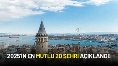2025 Mutlu Şehirler Listesi Açıklandı!