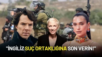 Dua Lipa ve Cumberbatch'ten Gazze Çağrısı: "İngiliz Suç Ortaklığına Son Verin!"