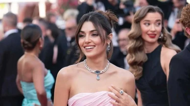 Hande Erçel Cannes’da Kırmızı Elbisesiyle Büyüledi!