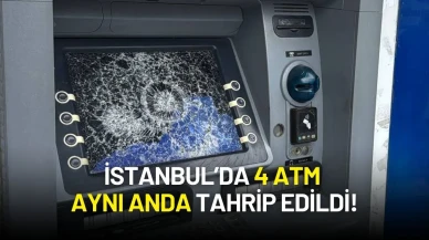 İstanbul Bayrampaşa’da 4 ATM Aynı Anda Tahrip Edildi! Mahalleli Mağdur