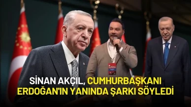 Sinan Akçıl, Kızılay Genel Kurulu'nda Cumhurbaşkanı Erdoğan'ın Yanında Şarkı Söyledi
