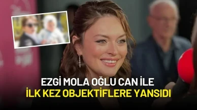 Ezgi Mola Oğlu Can ile İlk Kez Objektiflere Yansıdı