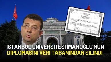 İstanbul Üniversitesi İmamoğlu’nun Diplomasını Veri Tabanından Silindi