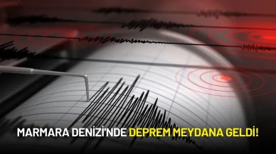 Marmara Denizi'nde Deprem Meydana Geldi!