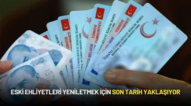Eski Ehliyetleri Yeniletmek İçin Son Tarih Belli Oldu