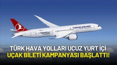 Türk Hava Yolları Ucuz Yurt İçi Uçak Bileti Kampanyası Başlattı!