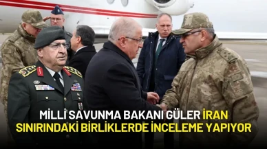 Milli Savunma Bakanı Güler Van'da! İran Sınırındaki Birliklerde İnceleme Yapıyor