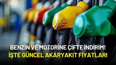 Benzin ve Motorine Çifte İndirim! İşte Güncel Akaryakıt Fiyatları
