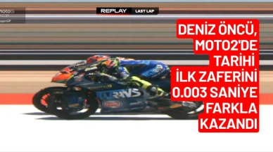 Deniz Öncü, Moto2 Aragon GP’de Tarihi Zaferle İlk Türk Şampiyon Oldu