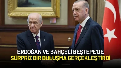 Erdoğan ve Bahçeli Beştepe’de Sürpriz Bir Buluşma Gerçekleştirdi