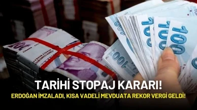 Tarihi Stopaj Kararı: Erdoğan İmzaladı, Kısa Vadeli Mevduata Rekor Vergi Geldi!