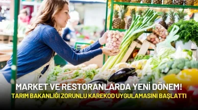 Market ve Restoranlarda Yeni Dönem! Tarım Bakanlığı Zorunlu Karekod Uygulamasını Başlattı
